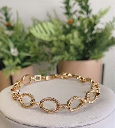 Pulseira Cravejada