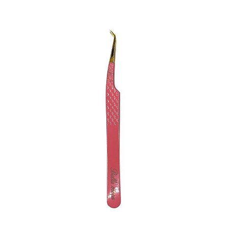 Pinça Bella Moça Semi Curva Rosa
