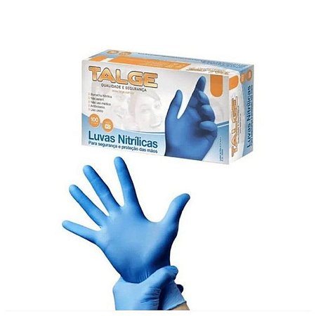 Luva Nitrílica 5 Pares sem pó