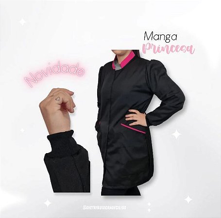 Jaleco Manga Longa Princesa
