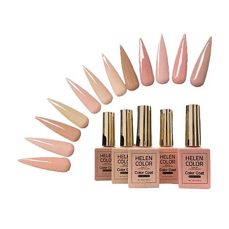 Esmalte Helen Colors em Gel Nude