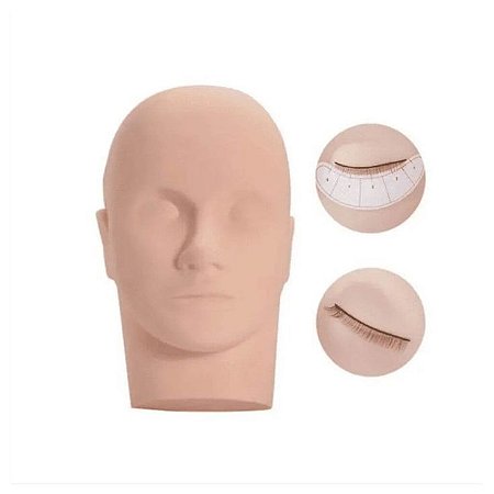 Cabeça para Treino de Cílios