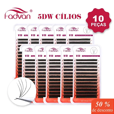 Kit Cilios FADVAN W5D 10 caixas
