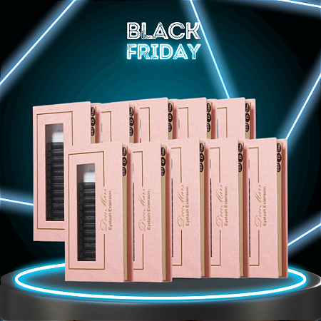 Kit Cilios Decemars W 4D 0.07 D 10 caixas