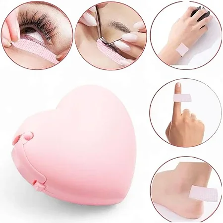 Porta Fitas (Suporte) Formato Coração Rosa