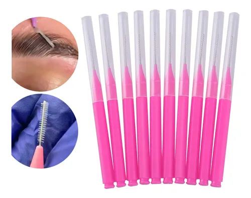 Escova Ponta Emborrachada para Brown Lamination Rosa