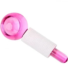 Esfera De Vidro Grande Cromoterapia Massagem Facial 1 Par