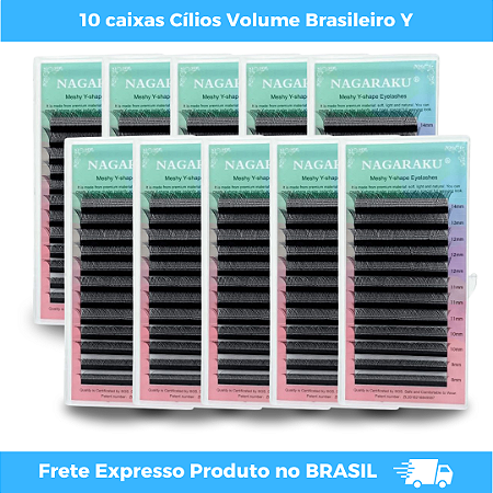 Kit Cilios NAGARAKU Y 10 caixas