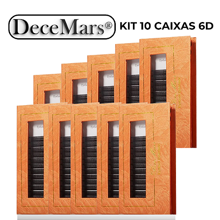 Kit Cílios Decemars W 3D Duplo (6D)