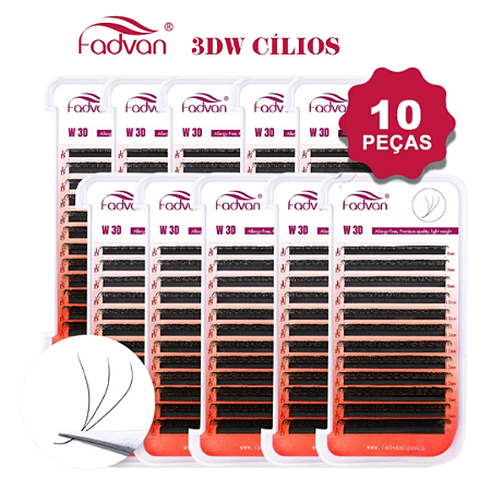Kit Cílios Fadvan W 3D