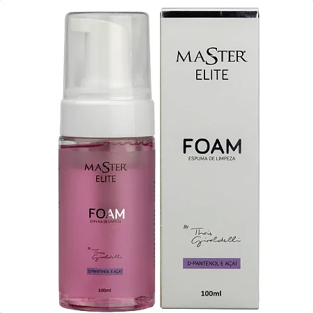 Espuma Master Elite Foam Para Limpeza e Higienização de Sobrancelhas e Cílios 100ml