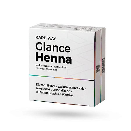 Kit 8 Cores Henna Glance