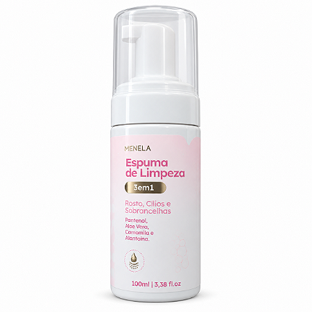 Espuma de Limpeza Menela 3 em 1 100 ml