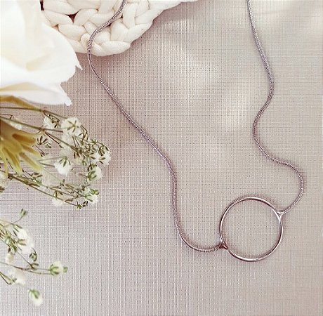 Choker elo -  Dourada, Prata ou Grafite!