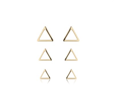 Trio de triângulos - Dourado!