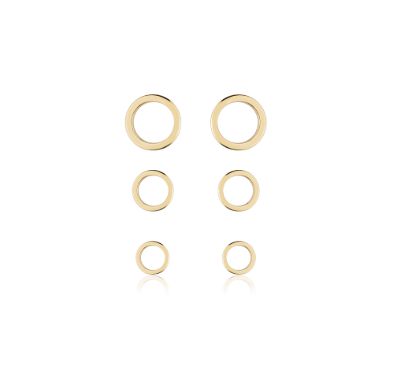 Trio de círculos - Dourado!