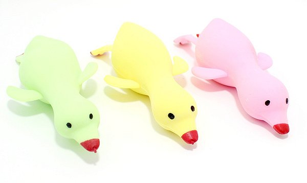 Squishy Estica E Puxa Brinquedo Anti Stress Fidget Toys - Temático Pato -  Patricinha