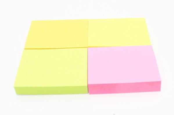 Post It Bloco Adesivo Com 4 Blocos Colorido  - Yin's Paper