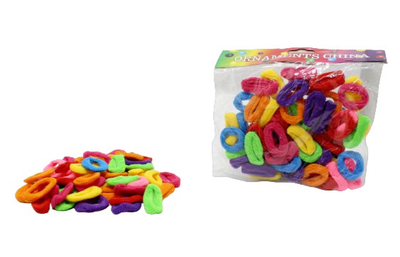Kit Com 50 Minis Rábicos De Cabelo - Colorido
