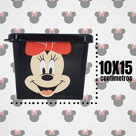 Kit 2 Potinho Organizador TOY Minnie Mouse - Produto Oficial Disney POTTE