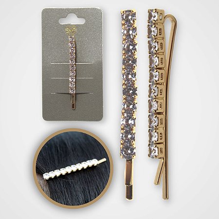 Grampos de Cabelo Com Strass