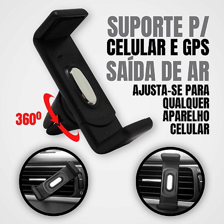 Suporte De Celular/GPS Para Saída De Ar Veicular