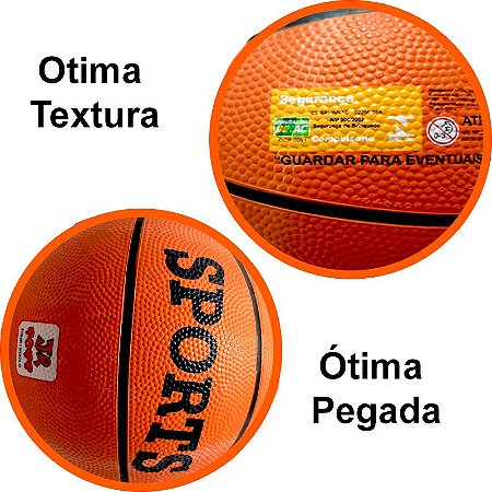 Bola De Basquete Basketball Tamanho Padrão 7 Ótima Qualidade