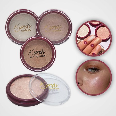 Iluminador Compacto Facial Kyrav Pigmentado