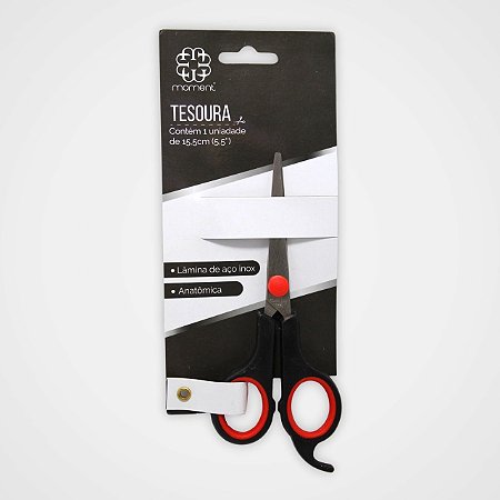 Tesoura Multiuso 5.5" Anatômica Aço Inox