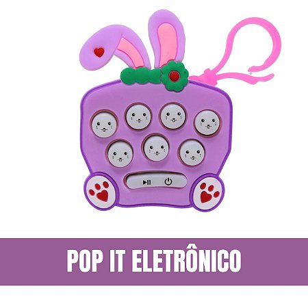 Pop It Eletrônico Infantil de Temas Variados
