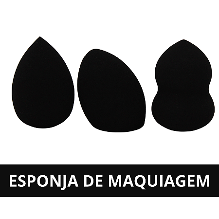Esponja de Maquiagem Em Formatos Diferentes