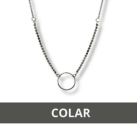 Colar Fino com Uma Argola