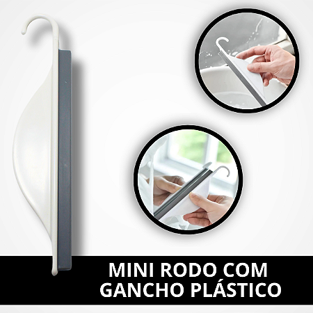 Mini Rodo com Gancho Plástico - Clink