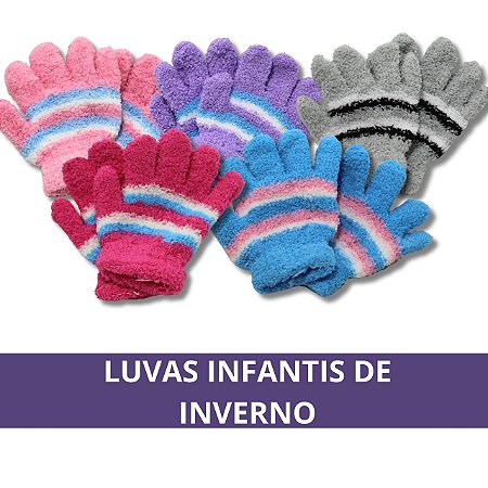 Luvas de Tecido para Crianças