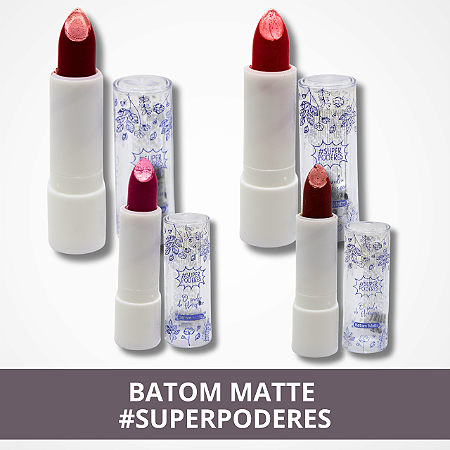 Batom Matte Bastão - #Superpoderes