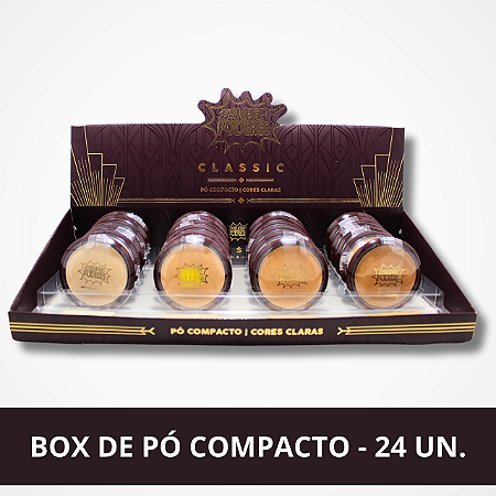 Box com 24 Un de Pó Compacto - #Superpoderes