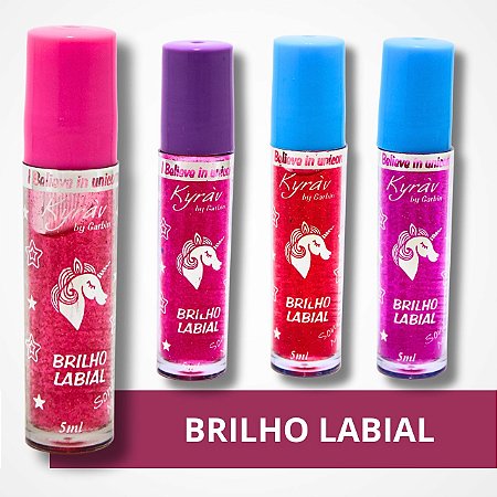 Brilho Labial Unicórnios - Kyrav