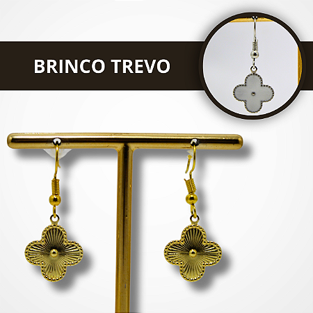 Brincos em Formato de Trevos - Diferentes Cores