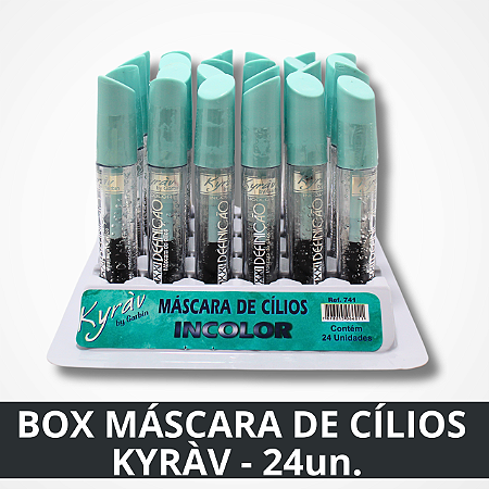 Box Máscara de Cílios Incolor Kyràv - 24un.