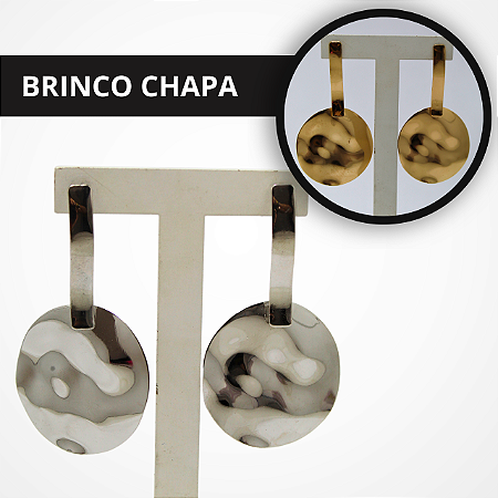 Brinco Chapa Formas - Círculo