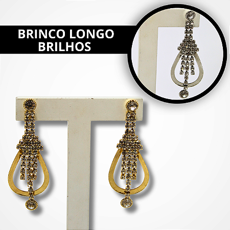 Brinco Longo Brilhoso