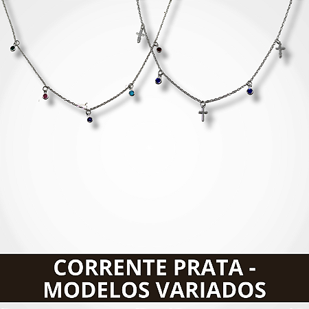 Corrente Prata - Modelos Variados