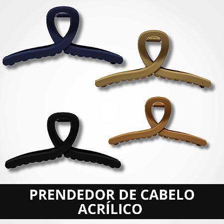 Presilha Para Cabelo Acrílico
