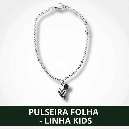 Pulseira Folha - Linha Kids