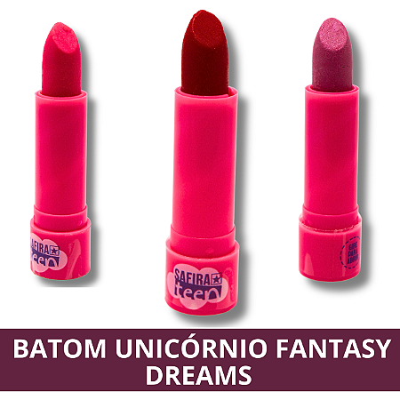 Batom Bastão Linha Teen Unicórnio - Fantasy Dreams