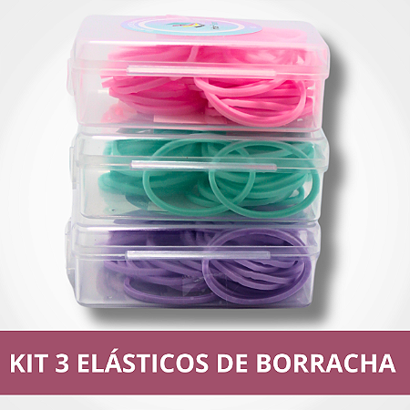 Kit 3 Elástico de Borracha - Interpaper
