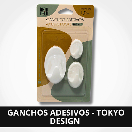 Ganchos Adesivos - Tokyo Design