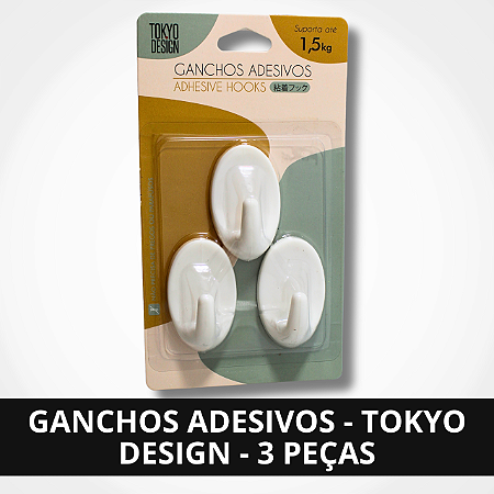 Ganchos Adesivos - Tokyo Design