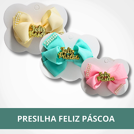 Presilha "Feliz Páscoa"