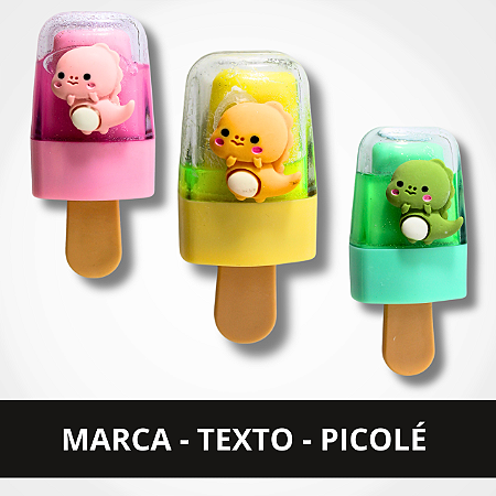Marca - Texto - Picolé